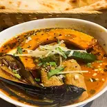 シークケバブスープカレー Sheek Kebab soup curry（アジアンダイニング・ベイリーフ）