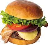 和牛クラシックベーコンチーズバーガー（ヴィレッジヴァンガードダイナーイオンレイクタウン店）