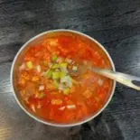 ユッケジャンスープ（肉問屋直送 焼肉 肉一 上中里店）