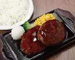 F-1106】てりやきハンバーグステーキセットHamburg steak with teriyaki sauce Set（ハンバーグ＆バーガー TERU 博多駅前通り店）