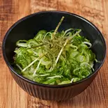 ネギ塩だれ丼(ミニ)（【極太濃厚油そば】アブラブ@池袋東口店）