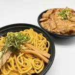 特製油そばと牛カルビ丼（油そばと丼ぶりの店 あぶら屋）