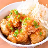 唐揚げ丼スウィートチリ(からあげ丼 日の家)