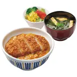 カツ丼 みそ汁＆サラダセット（なか卯 阪急桂駅東口店）