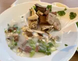 【羊雑湯】羊のホルモン白湯スープ(銀座香菜チャイナGinzaShansaiChina)