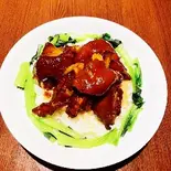 柔らか豚足ご飯(中華料理錦楽軒)