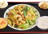 エビとセロリと玉子炒め（美味しい屋 甘味処 The sweet）