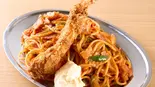 海老フライ＆ナポリタン Deep Fried Shrimp＆Napolitan（スパゲティの店『神田ナポリタン』 札幌東店）