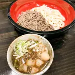 肉かすつけ麺 2種盛り（麺屋 神楽）