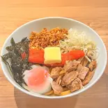 明太子バターまぜそば(自家製麺つきよみ)