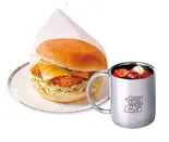 フィッシュフライバーガーセット(コメダ珈琲店 南行徳店)