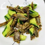 砂ずりときゅうりの和え物（点心楼 台北）