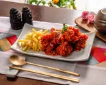 鶏ももヤンニョムチキン(ハーフ)（韓国料理サルビア）
