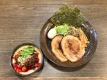 担々つけ麺全乗せ並（麺家あべの）