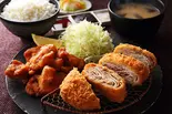 キムカツ＆唐揚げ御膳（ミルフィーユカツ専門店 キムカツ 墨田）