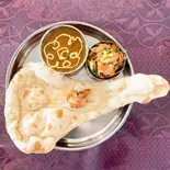 ポークカレー プレーンナンセット(pork curry plane nan set)（Royal Curry House）