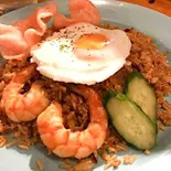 特製海老ナシゴレン  fried rice prawn（マレーシア屋台料理 ちりばり 五反田本店）