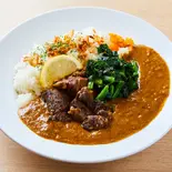 【定番】俺の牛タンほうれん草カレー  My beef tongue spinach curry（俺の牛タンカレー食ってみな。神戸楠店）