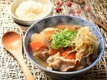 もやし豚汁+ご飯セット（佐藤とん汁店 太閤通店）