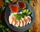 【ガーリック香る】しっとりむね肉カオマンガイ [Garlic]Khao Man Gai(Chicken Breast)（からだ喜ぶ！東京カオマンガイ 名楽町店）