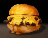 ダブルチーズスマッシュバーガー（クラフトビアマーケット 東京ドームシティ店）