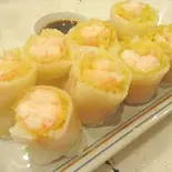 海老春巻チョンファン 春风得意肠粉(香港飲茶 本格中華 望水楼)