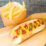ホットドッグ(プルコギ) & ポテトL(Fuu's Hotdog)