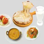 ハニーチーズナンセット/Honey Cheese Naan set（インド料理 セビヤ）