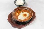 チーズ煮込みハンバーグMサイズ(200g)ライス付き（ぎゅう丸 大名店）