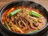 ユッケジャンスープ(牛肉・野菜)（ソウルサムギョプサル）
