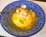 ★NEW えび玉丼 Shrimp and egg salty sauce rice（千客万来白馬）