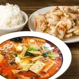 セット3 東北鍋包肉(東北酢豚)+麻辣烫(マーラタン)+米飯(ライス)（中華料理 阿里香）