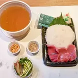 【温】まぐろ山かけとろろ茶漬け(ご飯220g)（寿司割烹山水）