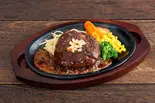 和風ガーリックソースハンバーグ シングル(ハンバーグステーキ 肉屋さんの専門店 メトロこうべ店)