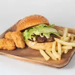 てりやきバーガー（自家製バンズのハンバーガー イニーピー）