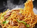 定番『焼きそば ( ソース・塩 ) 』※必ずどちらか1つの味をお選びください(丼ぶり・唐揚げ専門店【まんまん】)