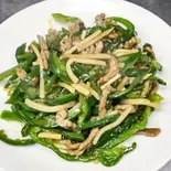 牛肉とピーマンの炒め（点心楼 台北）