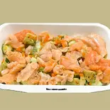 サーモンポキ丼(ユッケだれ)(海鮮poki工房)