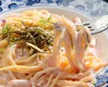 明太子とキノコのクリームパスタ（ITO Wabisabi）