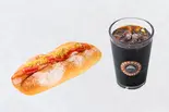 THE ホットドッグ クラシックアメリカンセット（サンマルクカフェ 福岡天神地下街店）