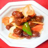 肉団子の甘酢あんかけ（東北 餃子）