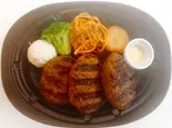3種のハンバーグ弁当（僕とハンバーグ）