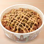 高菜明太マヨ牛丼Gyudon with Mustard Leaf & Mentai Mayo-Flavor Sauce(すき家 福岡舞鶴店)
