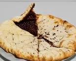 チョコナンセット / Chocolate Naan Set（インド料理レストランロシャニー）
