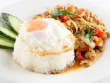 鶏肉とバジル炒めご飯 / Gapao 米(indian nepali restaurant&bar swadistha)