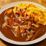デミグラスソースのレアオムライス Rare Omelette Rice with Demi-Glace Sauce(RajaVetta 池尻店)