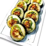 ヤンニョムチキンキンパ（韓国家庭料理ジャンモ 聖蹟桜ヶ丘店）