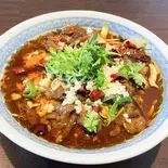 牛肉の四川風煮込み(水煮牛肉)（中華料理 無限鴨）