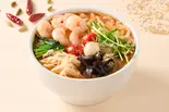 海老の濃厚白麻辣湯 Shrimp Sesame Malatang（【極太春雨＆薬膳スープ】玉香麻辣湯(ユイシャン) 三田店）