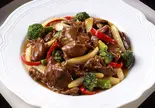 牛肉とブロッコリー中華醤油炒め(中華料理 嘉楽飯店 荻窪店)